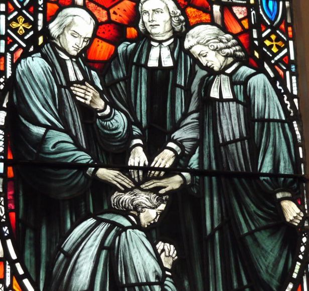 Samuel Seabury being consecrated